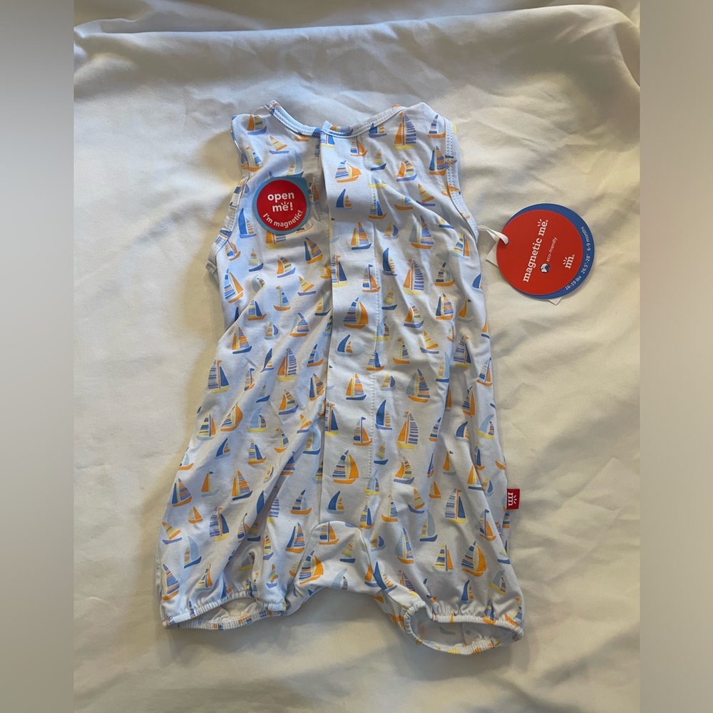 Magnetic Me Romper NWT 6 - 9 month Good Vibe On the Tide